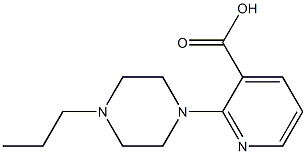 2-(4-propylpiperazin-1-yl)pyridine-3-carboxylic acid Structure