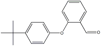 2-(4-tert-butylphenoxy)benzaldehyde,,结构式