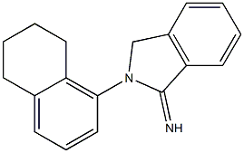 2-(5,6,7,8-tetrahydronaphthalen-1-yl)-2,3-dihydro-1H-isoindol-1-imine,,结构式