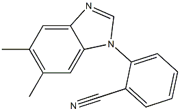 2-(5,6-dimethyl-1H-1,3-benzodiazol-1-yl)benzonitrile