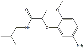 2-(5-amino-2-methoxyphenoxy)-N-(2-methylpropyl)propanamide|