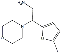 2-(5-methylfuran-2-yl)-2-(morpholin-4-yl)ethan-1-amine 化学構造式