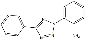 2-(5-phenyl-2H-1,2,3,4-tetrazol-2-yl)aniline Structure