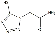 2-(5-sulfanyl-1H-1,2,3,4-tetrazol-1-yl)acetamide Struktur