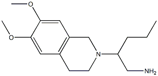  2-(6,7-dimethoxy-1,2,3,4-tetrahydroisoquinolin-2-yl)pentan-1-amine