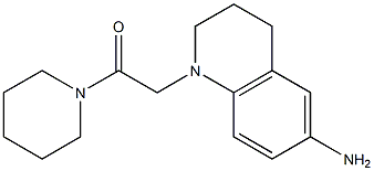 2-(6-amino-1,2,3,4-tetrahydroquinolin-1-yl)-1-(piperidin-1-yl)ethan-1-one|