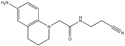 2-(6-amino-1,2,3,4-tetrahydroquinolin-1-yl)-N-(2-cyanoethyl)acetamide