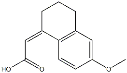 2-(6-methoxy-1,2,3,4-tetrahydronaphthalen-1-ylidene)acetic acid