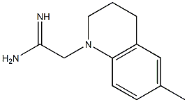 2-(6-methyl-3,4-dihydroquinolin-1(2H)-yl)ethanimidamide,,结构式