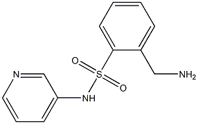 2-(aminomethyl)-N-pyridin-3-ylbenzenesulfonamide,,结构式