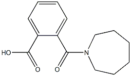2-(azepan-1-ylcarbonyl)benzoic acid 化学構造式