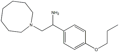 2-(azocan-1-yl)-1-(4-propoxyphenyl)ethan-1-amine Structure