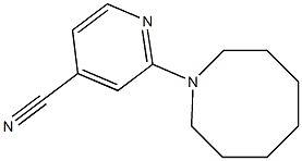 2-(azocan-1-yl)pyridine-4-carbonitrile,,结构式