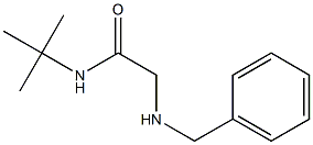 2-(benzylamino)-N-tert-butylacetamide Struktur