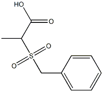 2-(benzylsulfonyl)propanoic acid 结构式