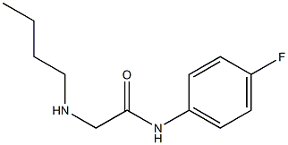 2-(butylamino)-N-(4-fluorophenyl)acetamide 结构式
