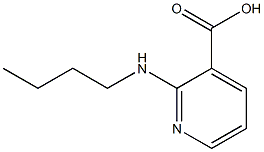 2-(butylamino)pyridine-3-carboxylic acid 结构式