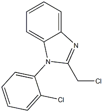 2-(chloromethyl)-1-(2-chlorophenyl)-1H-1,3-benzodiazole
