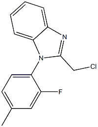 2-(chloromethyl)-1-(2-fluoro-4-methylphenyl)-1H-1,3-benzodiazole