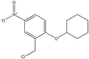 2-(chloromethyl)-1-(cyclohexyloxy)-4-nitrobenzene|