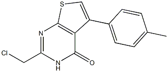 2-(chloromethyl)-5-(4-methylphenyl)-3H,4H-thieno[2,3-d]pyrimidin-4-one