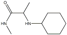 2-(cyclohexylamino)-N-methylpropanamide Structure