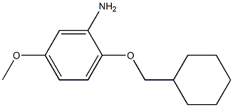 2-(cyclohexylmethoxy)-5-methoxyaniline 结构式