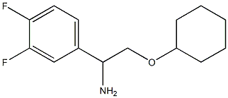 2-(cyclohexyloxy)-1-(3,4-difluorophenyl)ethanamine Structure