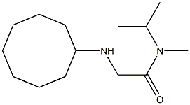 2-(cyclooctylamino)-N-methyl-N-(propan-2-yl)acetamide Structure