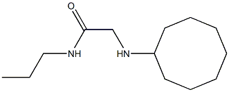 2-(cyclooctylamino)-N-propylacetamide,,结构式