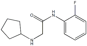  2-(cyclopentylamino)-N-(2-fluorophenyl)acetamide