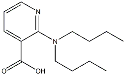 2-(dibutylamino)pyridine-3-carboxylic acid Structure