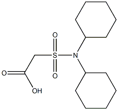  2-(dicyclohexylsulfamoyl)acetic acid