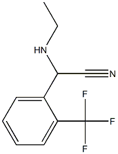 2-(ethylamino)-2-[2-(trifluoromethyl)phenyl]acetonitrile|