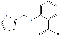 2-(furan-2-ylmethoxy)benzoic acid Structure