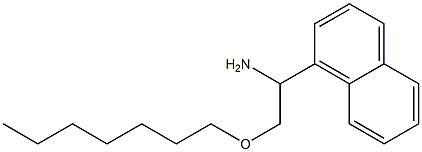 2-(heptyloxy)-1-(naphthalen-1-yl)ethan-1-amine 化学構造式