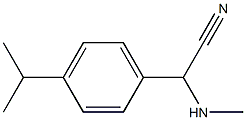  2-(methylamino)-2-[4-(propan-2-yl)phenyl]acetonitrile