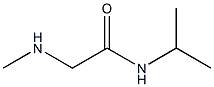 2-(methylamino)-N-(propan-2-yl)acetamide Struktur