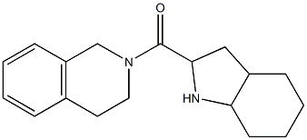 2-(octahydro-1H-indol-2-ylcarbonyl)-1,2,3,4-tetrahydroisoquinoline Structure