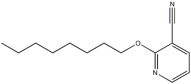 2-(octyloxy)pyridine-3-carbonitrile,,结构式
