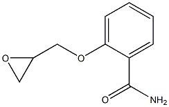 2-(oxiran-2-ylmethoxy)benzamide Struktur