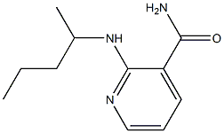 2-(pentan-2-ylamino)pyridine-3-carboxamide,,结构式