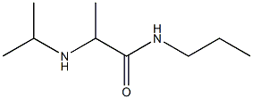 2-(propan-2-ylamino)-N-propylpropanamide Structure