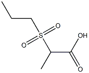 2-(propylsulfonyl)propanoic acid Structure