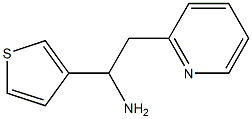 2-(pyridin-2-yl)-1-(thiophen-3-yl)ethan-1-amine