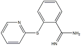 2-(pyridin-2-ylsulfanyl)benzene-1-carboximidamide|