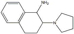 2-(pyrrolidin-1-yl)-1,2,3,4-tetrahydronaphthalen-1-amine Struktur