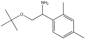 2-(tert-butoxy)-1-(2,4-dimethylphenyl)ethan-1-amine Struktur