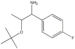 2-(tert-butoxy)-1-(4-fluorophenyl)propan-1-amine Struktur