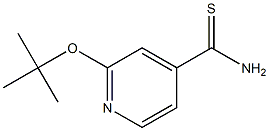 2-(tert-butoxy)pyridine-4-carbothioamide,,结构式